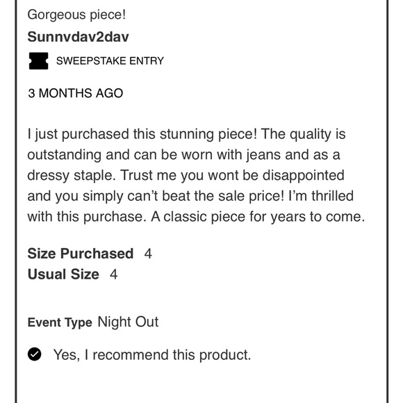 WHBM Asymmetrical Hem Bustier - Picture 8 of 8